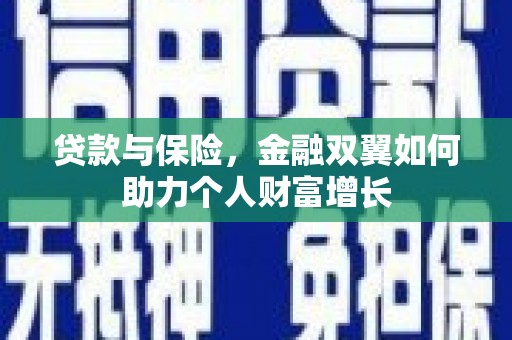东乌旗贷款与保险，金融双翼如何助力个人财富增长