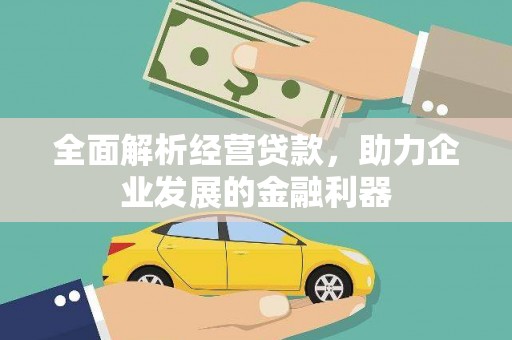 东乌旗全面解析经营贷款，助力企业发展的金融利器