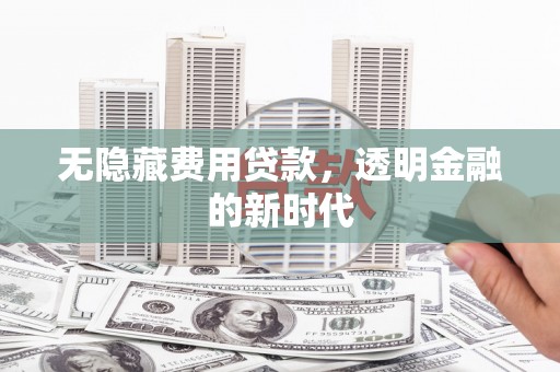 东乌旗无隐藏费用贷款，透明金融的新时代