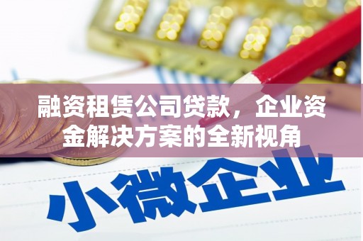 东乌旗融资租赁公司贷款，企业资金解决方案的全新视角