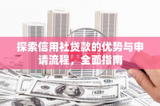 东乌旗探索信用社贷款的优势与申请流程，全面指南