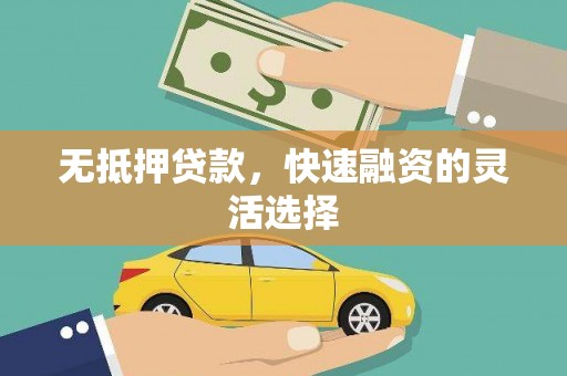 东乌旗无抵押贷款，快速融资的灵活选择