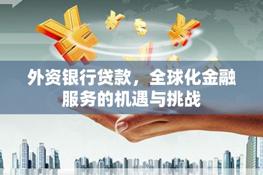 东乌旗外资银行贷款，全球化金融服务的机遇与挑战
