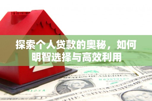 东乌旗探索个人贷款的奥秘，如何明智选择与高效利用