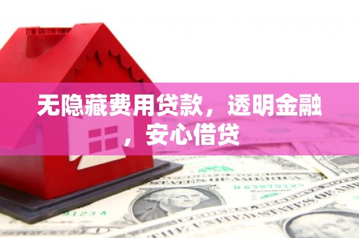 东乌旗无隐藏费用贷款，透明金融，安心借贷