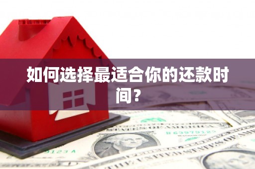 东乌旗如何选择最适合你的还款时间？