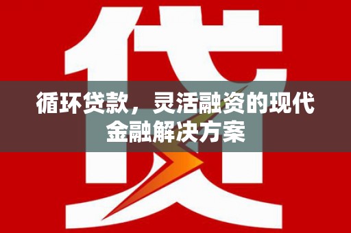 东乌旗循环贷款，灵活融资的现代金融解决方案
