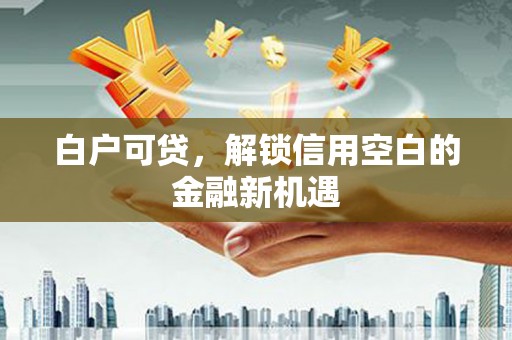 东乌旗白户可贷，解锁信用空白的金融新机遇