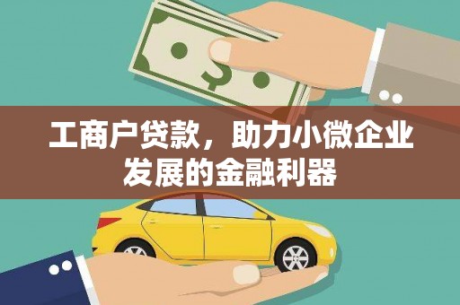 东乌旗工商户贷款，助力小微企业发展的金融利器