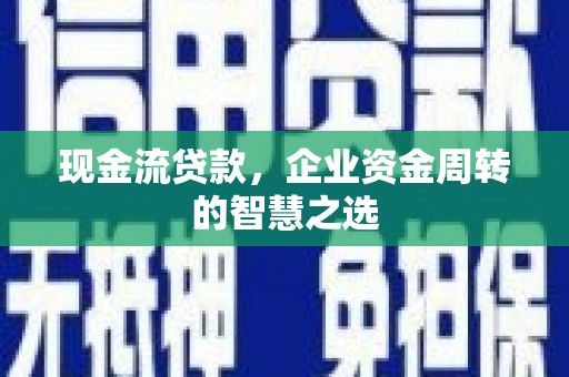 东乌旗现金流贷款，企业资金周转的智慧之选