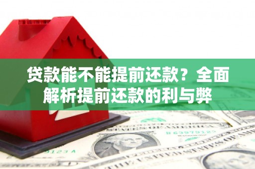 东乌旗贷款能不能提前还款？全面解析提前还款的利与弊