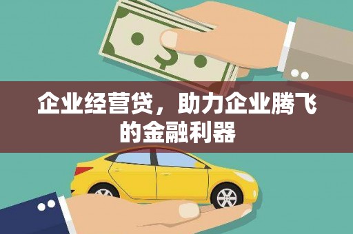 东乌旗企业经营贷，助力企业腾飞的金融利器