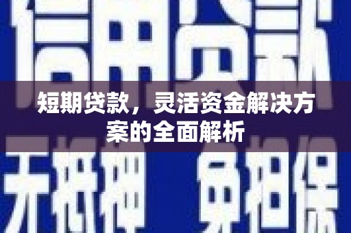 东乌旗短期贷款，灵活资金解决方案的全面解析