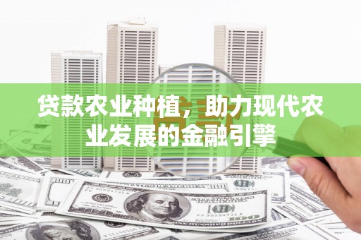 东乌旗贷款农业种植，助力现代农业发展的金融引擎