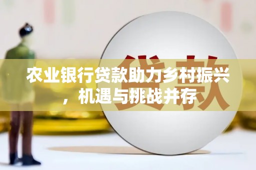东乌旗农业银行贷款助力乡村振兴，机遇与挑战并存