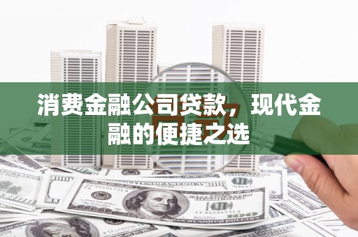 东乌旗消费金融公司贷款，现代金融的便捷之选