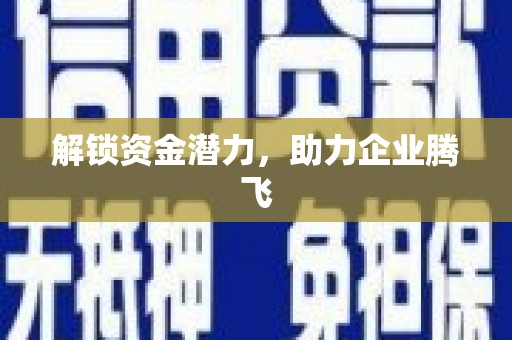 东乌旗解锁资金潜力，助力企业腾飞