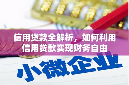 东乌旗信用贷款全解析，如何利用信用贷款实现财务自由