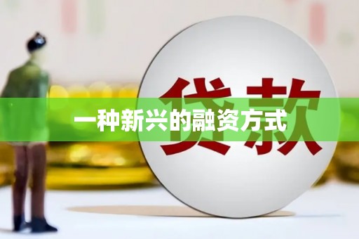 东乌旗一种新兴的融资方式